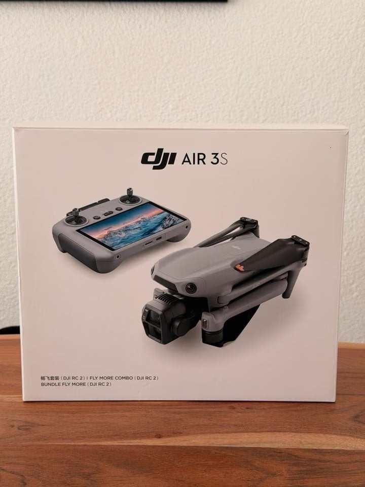 DJI 3S Air Fly More Combo, Audio, Tv en Foto, Nieuw, Ophalen of Verzenden, DJI, Professionele drone