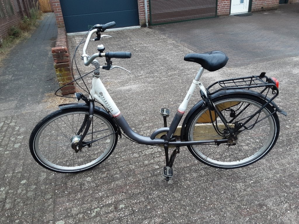 Fiets reflection wit, Fietsen en Brommers, Fietsen | Dames | Moederfietsen, Gebruikt, Versnellingen, 0 zitjes, Ophalen