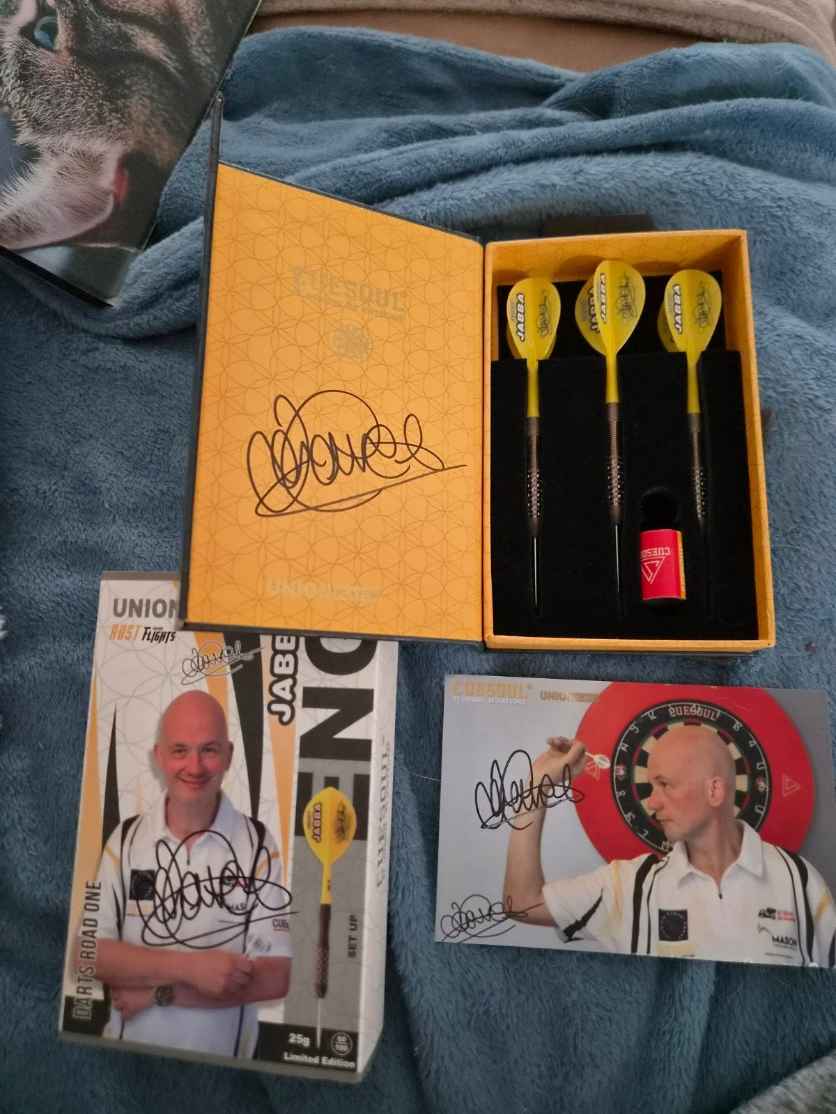 Jabba Darts Limited Edition 60/100 met Handtekening, Sport en Fitness, Ophalen of Verzenden, Nieuw, Pijlen