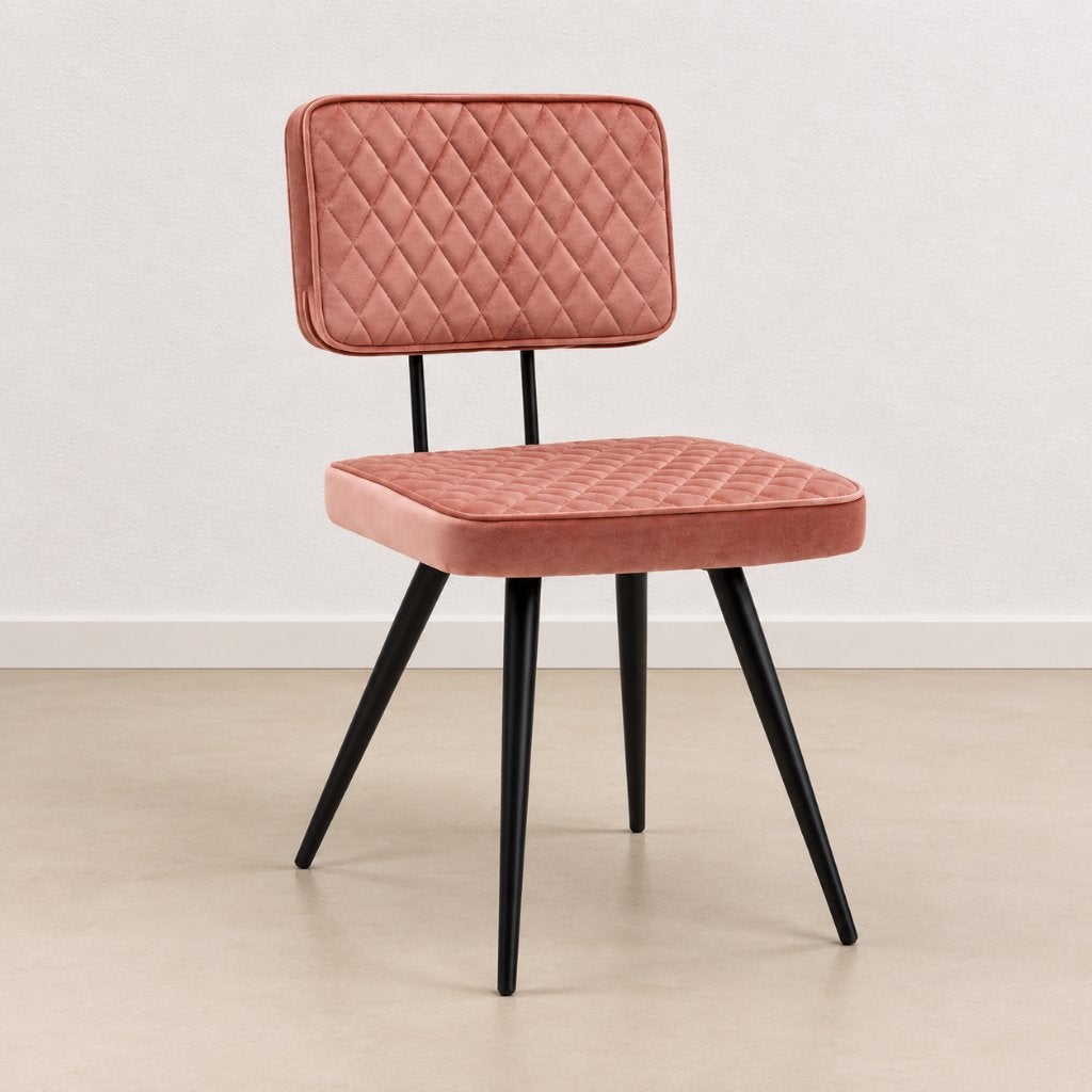 Kick Toby eetkamerstoel Roze - Set van 6 - Nieuw in doos, Overige kleuren, Kick, Nieuw, Ophalen of Verzenden