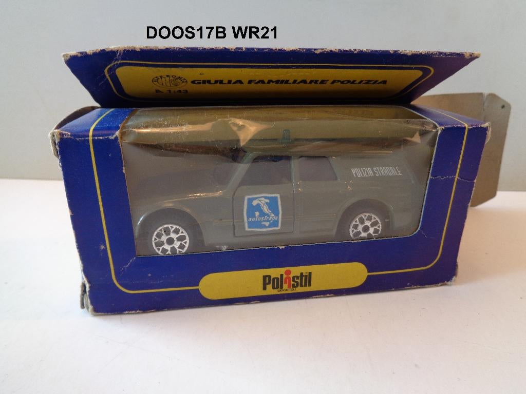 polistil alfa romeao fiulia sw polizia autostrada, Hobby en Vrije tijd, Modelauto's | 1:43, Ophalen of Verzenden, Zo goed als nieuw
