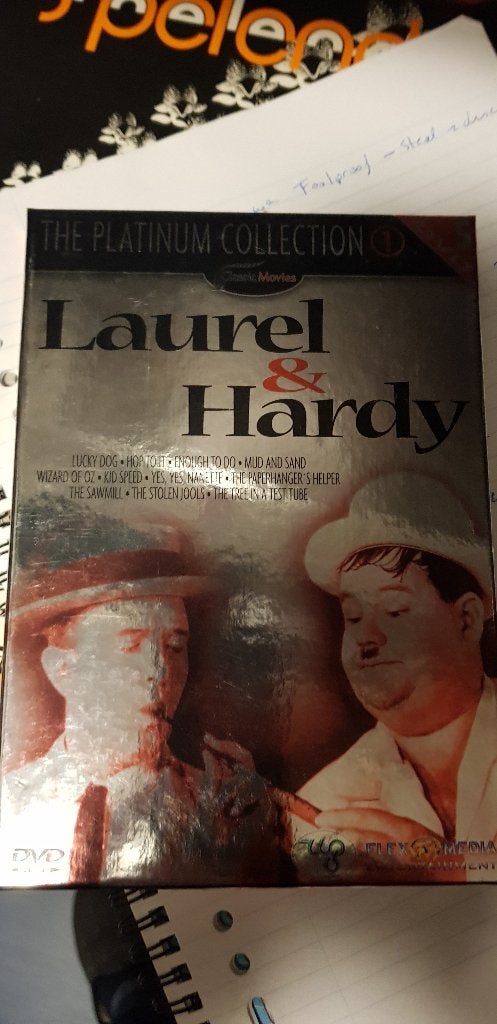 Laurel & Hardy 5 dvd's (Z228-307), Cd's en Dvd's, Dvd's | Komedie, Alle leeftijden, Ophalen of Verzenden, Zo goed als nieuw, Overige genres