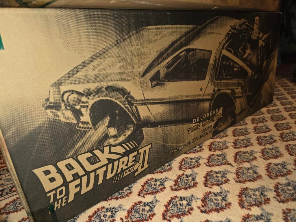 Back to the future 2 hottoys delorean, Ophalen of Verzenden