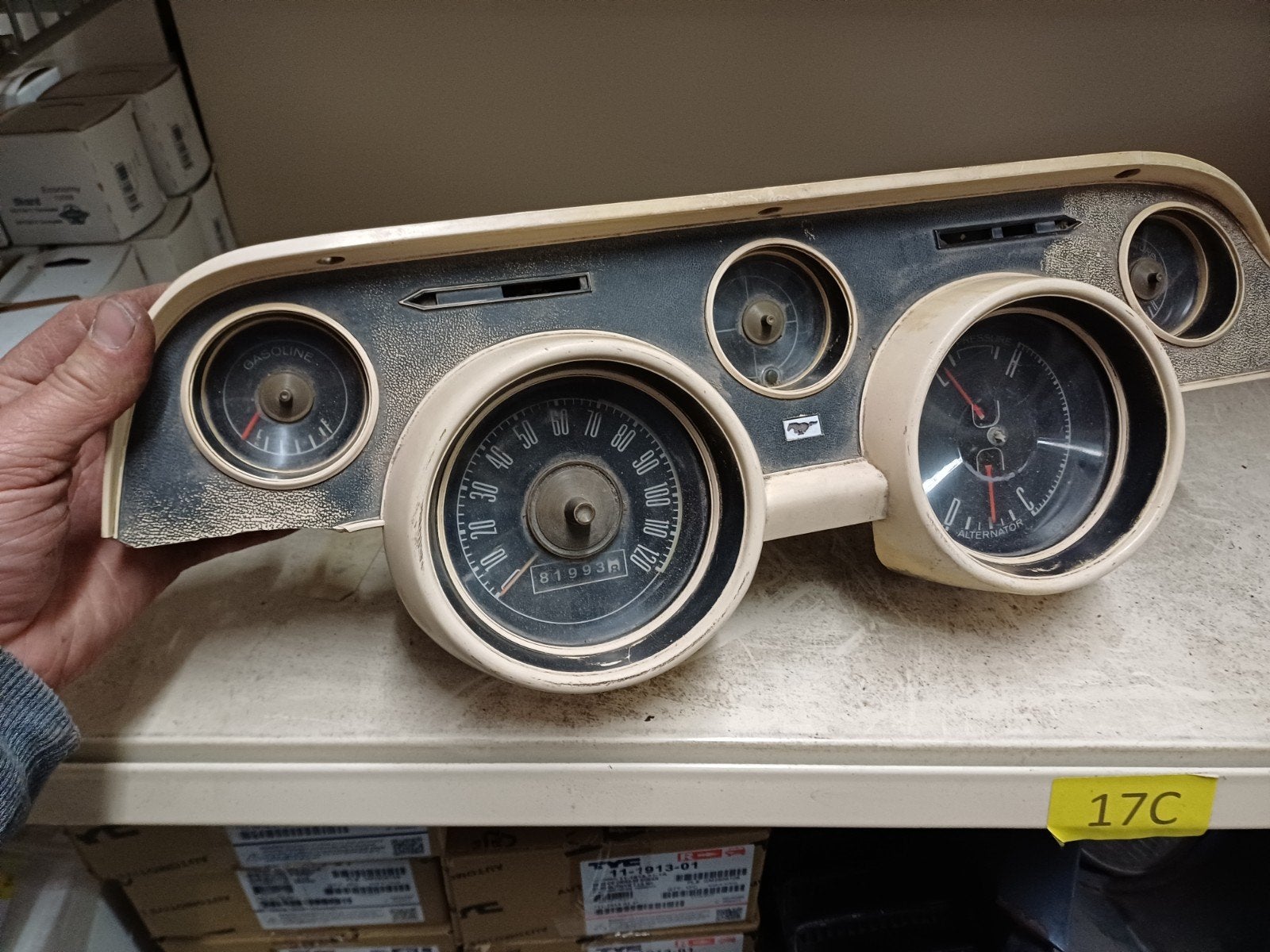 tellerunit 1968 ford mustang defect, Ophalen of Verzenden, Gebruikt, Ford