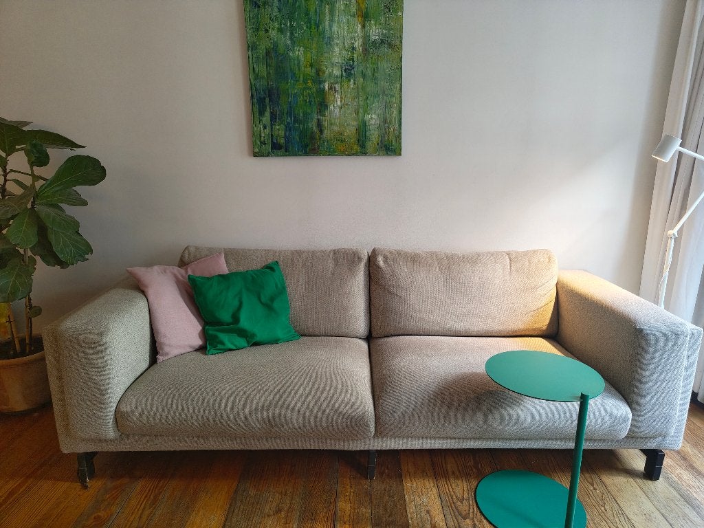 IKEA Nockeby driezitsbank, Ophalen, 250 tot 300 cm, Gebruikt, Driepersoons