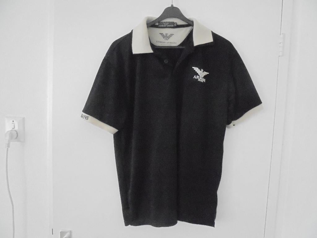 Giorgio Armani polo Maat XXL, Kleding | Heren, Polo's, Armani, Verzenden, Zwart, Maat 56/58 (XL)