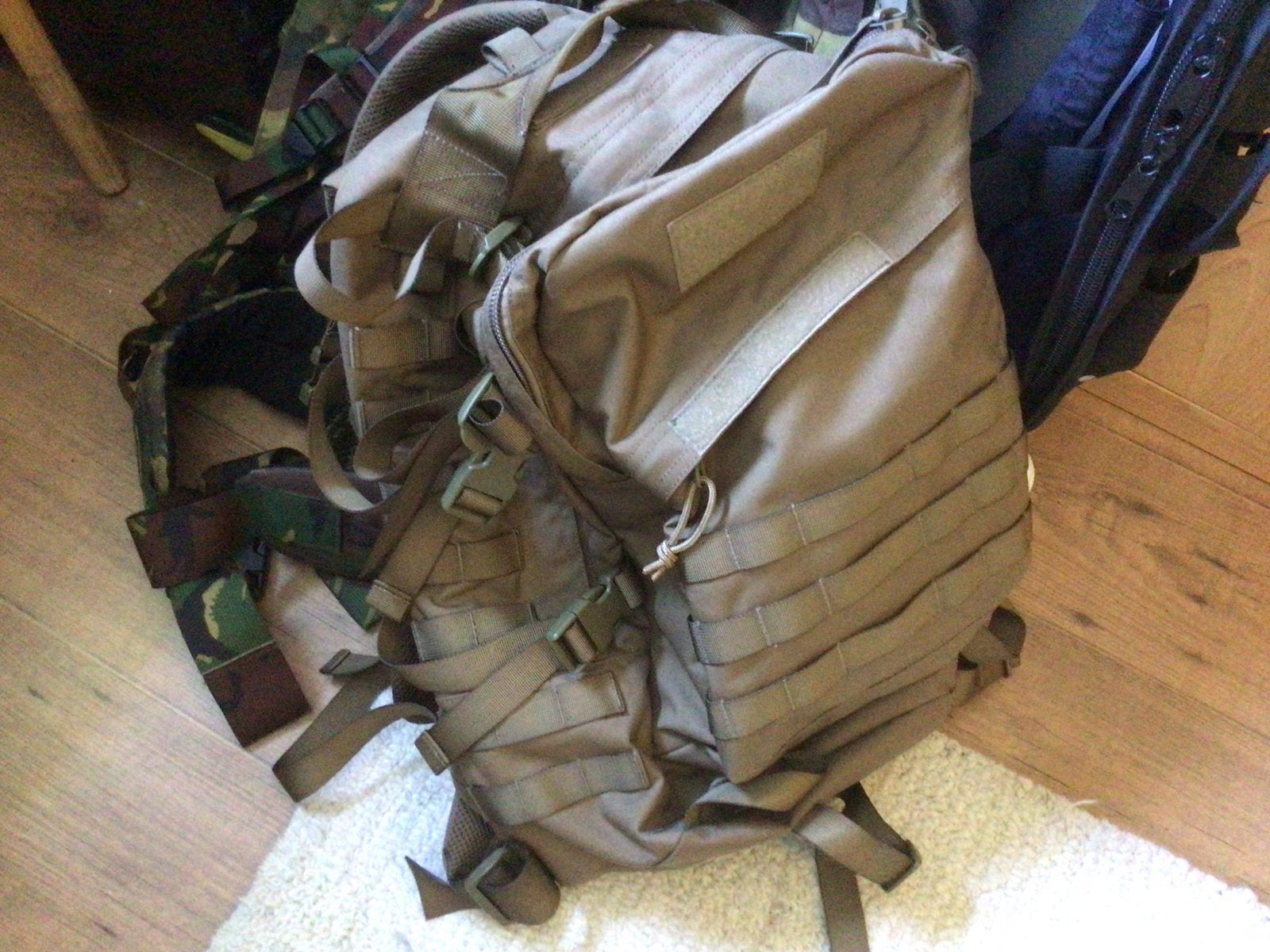 Originele NL Defensie Grabbag Coyote Rugzak - Daypack 35L, Ophalen of Verzenden, Landmacht