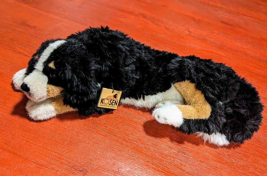 Kósen Berner Sennen pluche knuffel handmade Germany (steiff), Overige merken, Zo goed als nieuw, Middelgroot (20 tot 80 cm), Meerkleurig