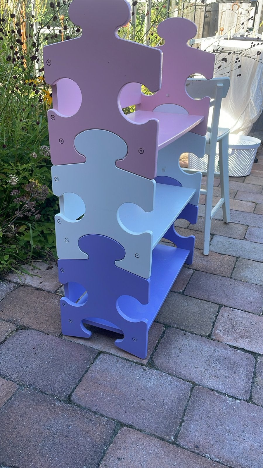 Leuke puzzelboekenkast voor kinderkamer, Ophalen, Zo goed als nieuw, Kast