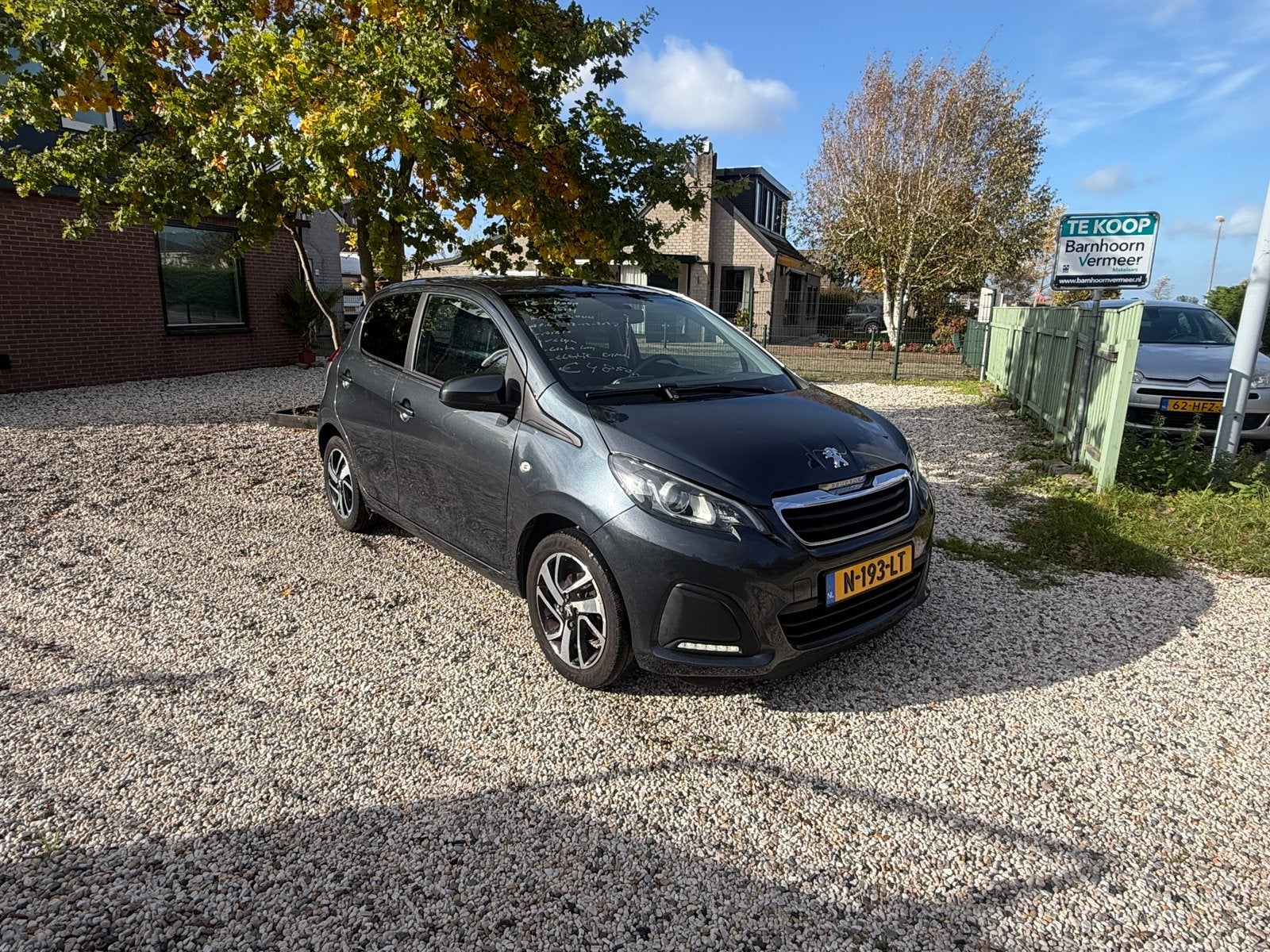 Peugeot 108 1.0 12V E-vti 51KW 5DR 2014 Grijs km 123.000, Voorwielaandrijving, 31 €/maand, 4 stoelen, Bedrijf