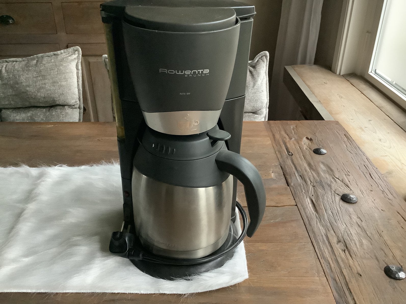Rowenta Koffiezetapparaat met Thermoskan, Ophalen, Gebruikt, 10 kopjes of meer, Koffiemachine