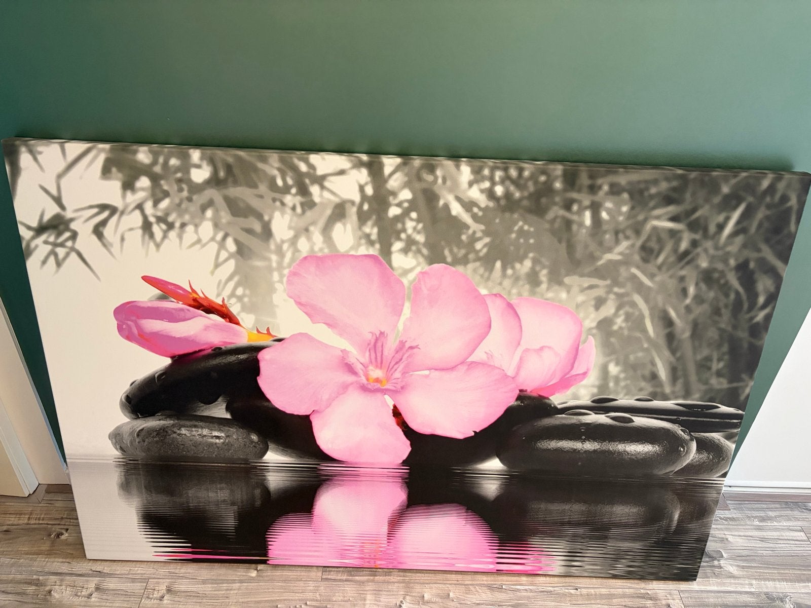Canvas schilderij oleander bloem, Ophalen, Print, Op houten frame, Bloemen