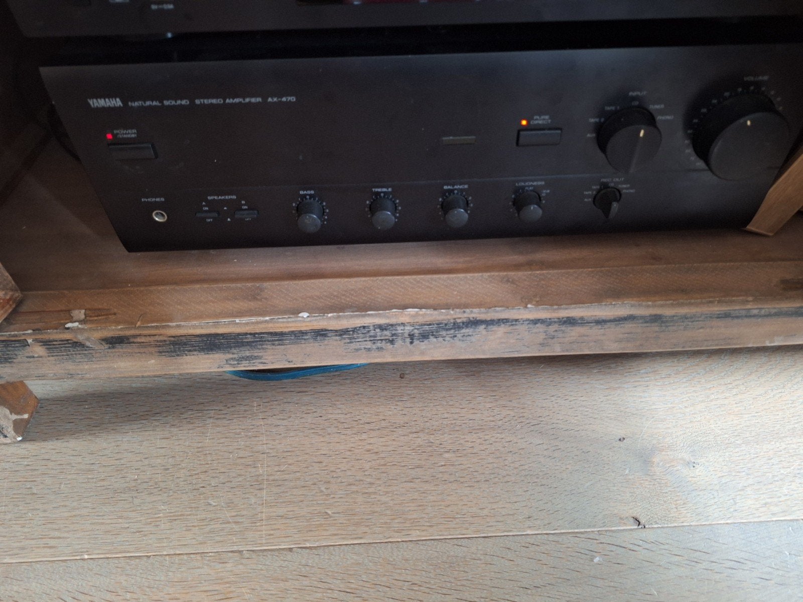 Yamaha Natural Sound Stereo Amplifier AX-470, Audio, Tv en Foto, Versterkers en Receivers, Ophalen, Gebruikt, Yamaha, 60 tot 120 watt