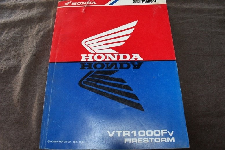 Honda VTR1000 Firestorm 1997 motorcycle shop manual VTR 1000, Ophalen of Verzenden, Honda