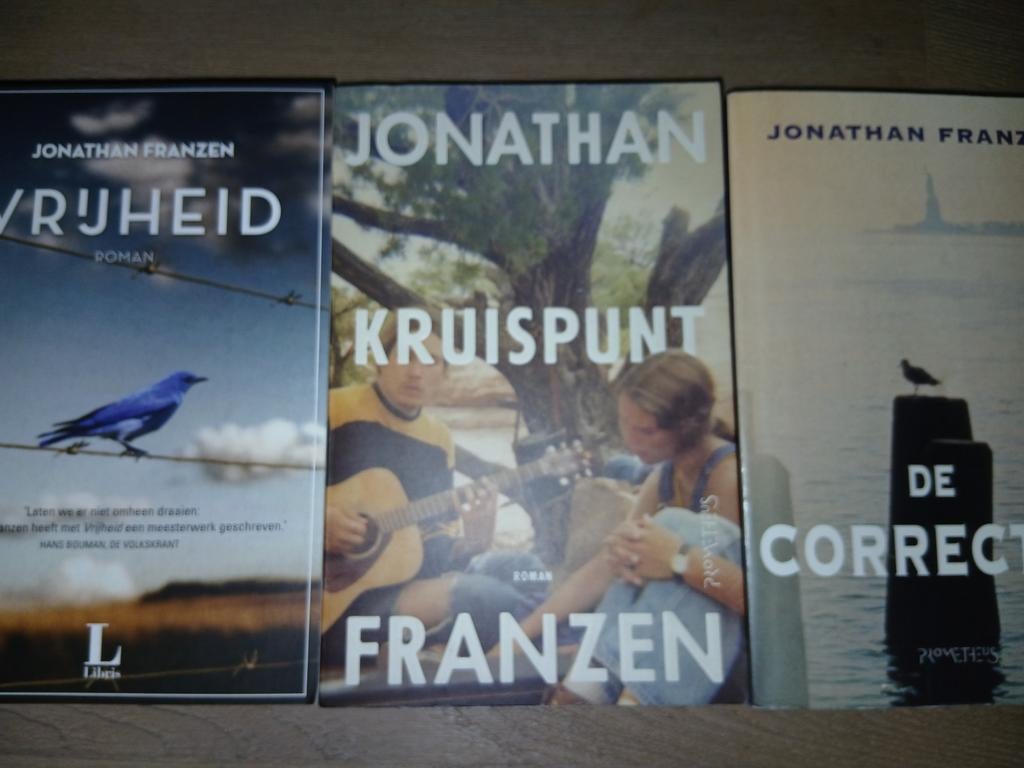 3x Jonathan Franzen: Vrijheid, De Correcties en Kruispunt, Boeken, Literatuur, Nieuw, Ophalen of Verzenden