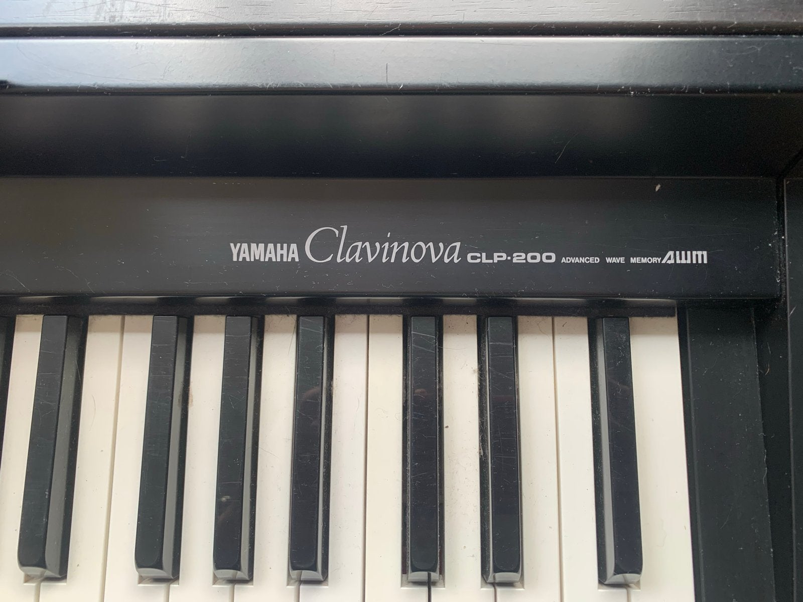 Yamaha Clavinova CLP-200 Digitaal Piano Zwart, Ophalen, Gebruikt, Zwart, Digitaal