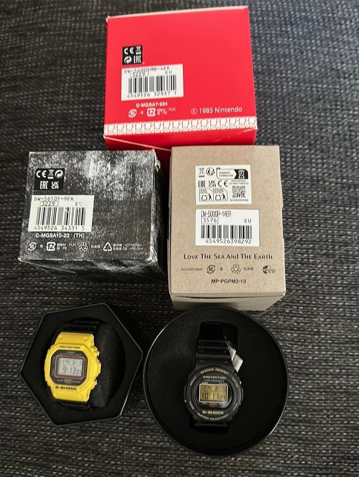 Diverse Casio G-shock, Sieraden, Tassen en Uiterlijk, Horloges | Heren, Ophalen, Zo goed als nieuw, Kunststof, Casio