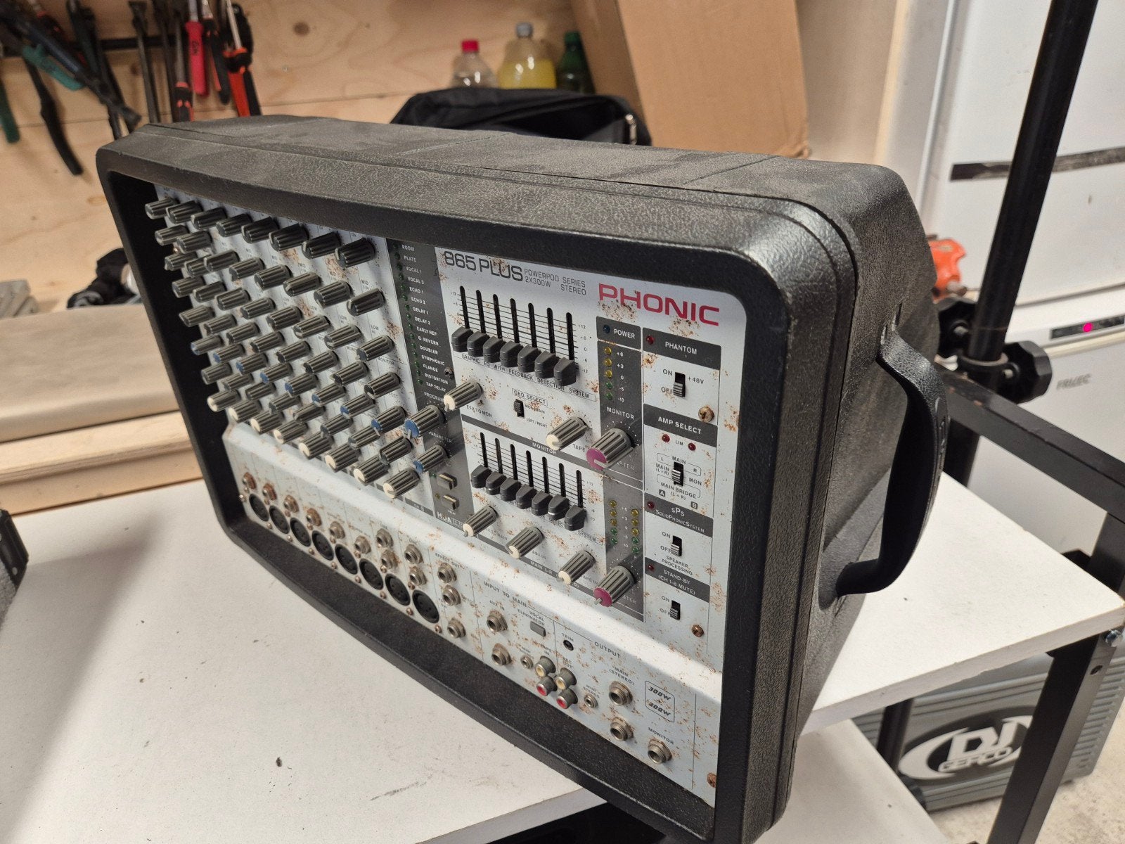 PA mixer/versterker Phonic 865 Plus incl. speaker, Ophalen, Gebruikt