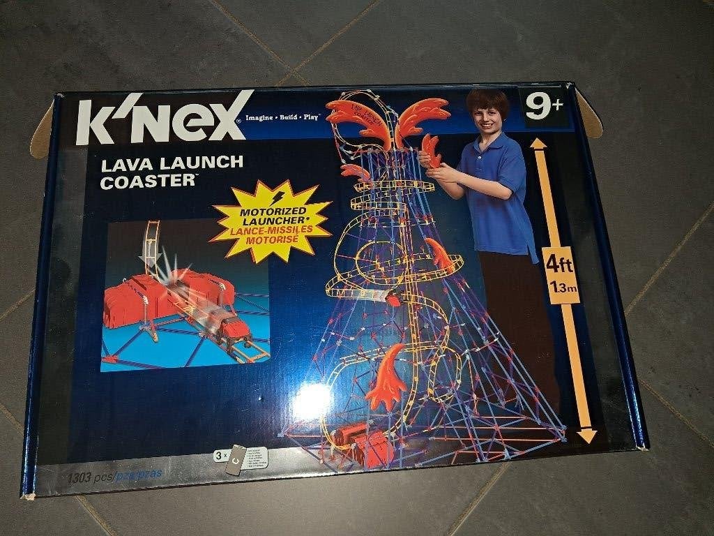 Knex lava launch coaster, Ophalen of Verzenden, Zo goed als nieuw, Jongen of Meisje