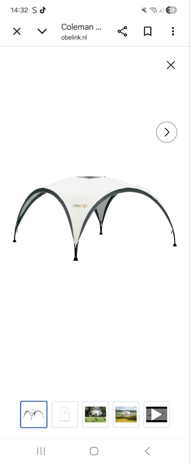 Shelter tent, 365 doorsnee. Maat L., Ophalen of Verzenden, Zo goed als nieuw, Tot en met 4