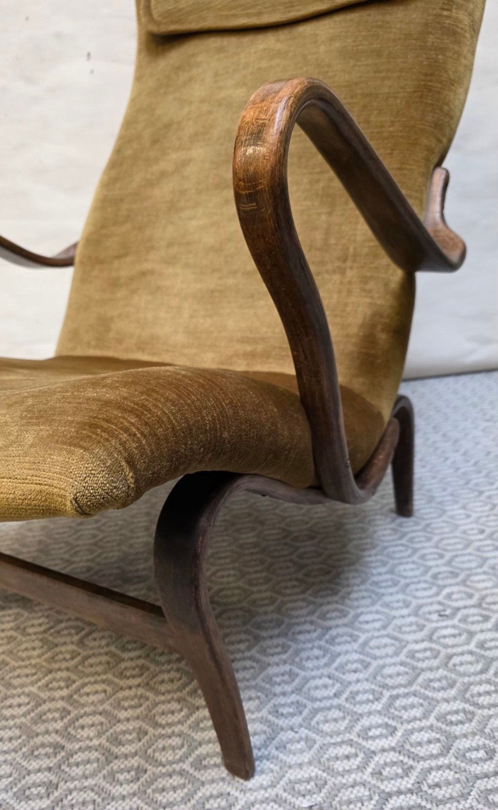 vintage design chair Bruno Mathsson made in Sweden, Ophalen, Huis en Inrichting