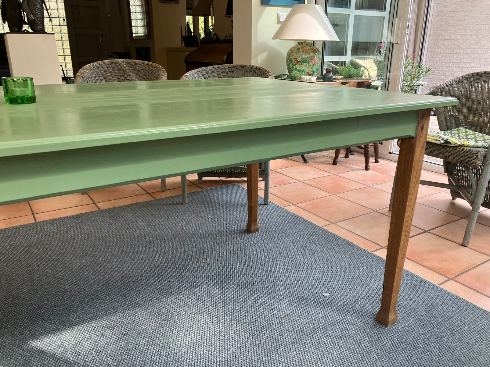 Tafel (bij ons in de serre), Ophalen, Gebruikt, Overige kleuren, Past bij modern en klassiek