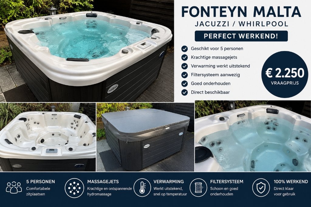 Fonteyn Malta  pool Perfect Werkend – € 1900, Ophalen, Gebruikt, Overige typen