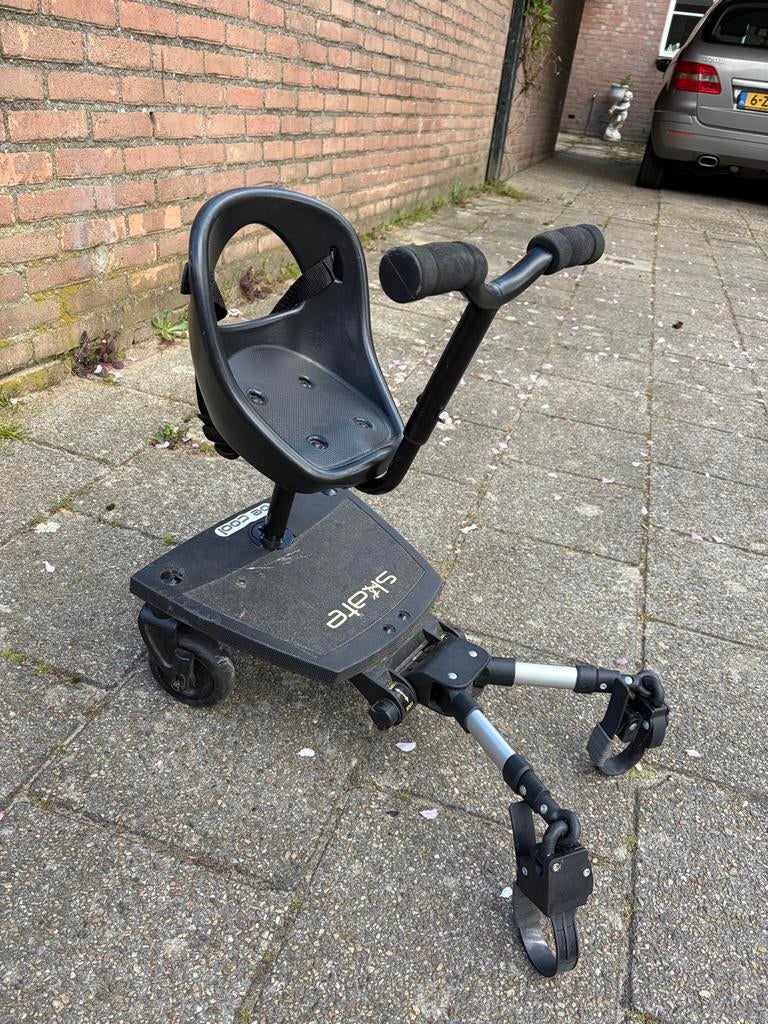 Meerijdplankje kinderwagen met stoeltje - Be Cool Skate, Ophalen, Gebruikt, Overige merken