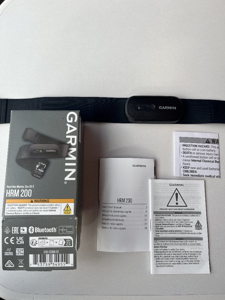Garmin HRM 200 XS-S, Sport en Fitness, Ophalen of Verzenden, Nieuw, Garmin, Met borstriem