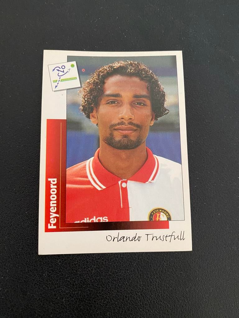Orlando Trustfull - Feyenoord Rotterdam - Panini Voetbal 96, Ophalen of Verzenden, Zo goed als nieuw, Feyenoord, Poster, Plaatje of Sticker