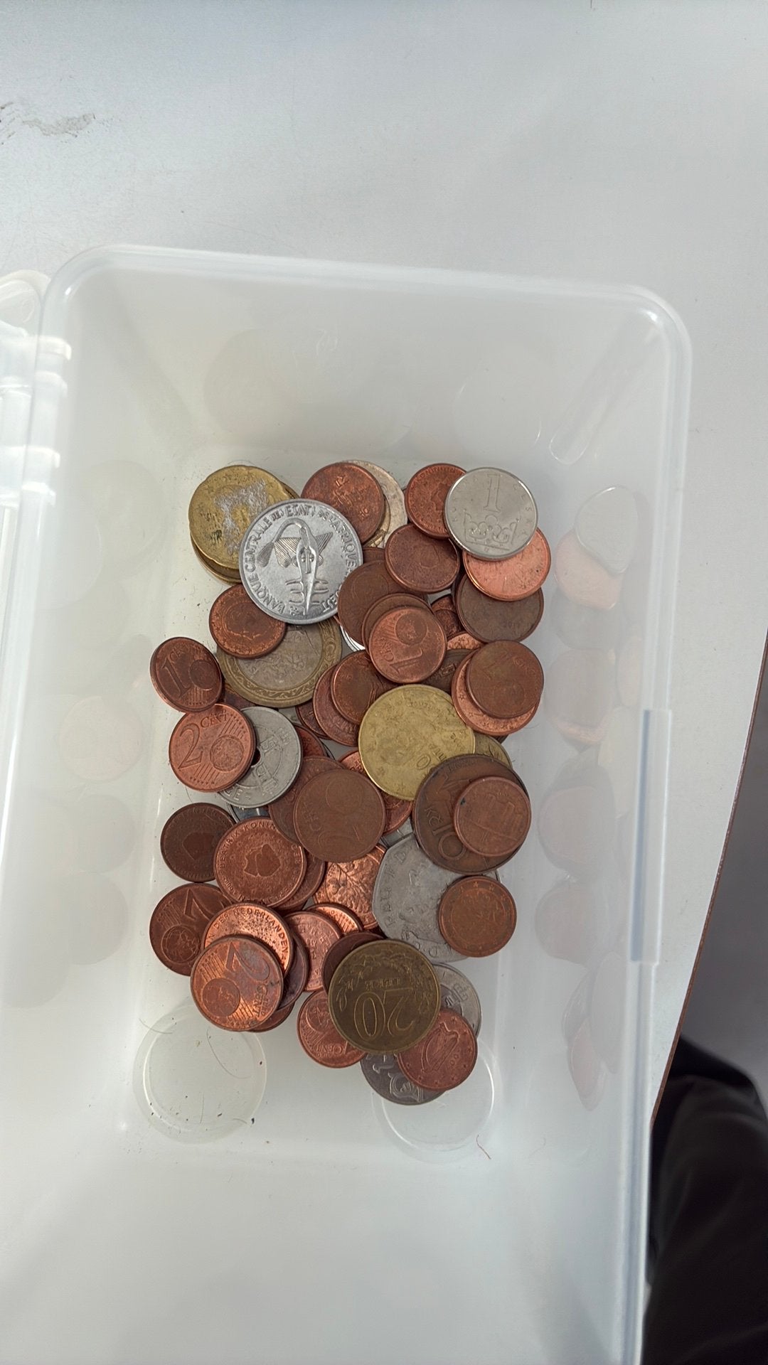 Munten buitenland en 2 cent nl, Ophalen, Nederland, Munten