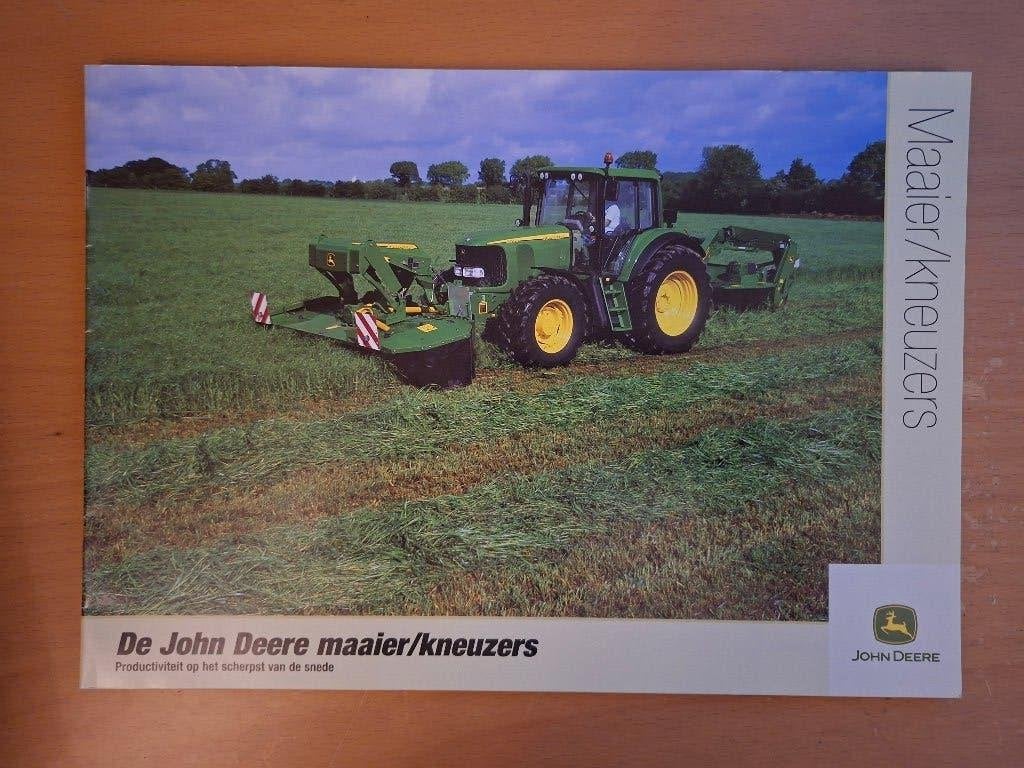 Folder De John Deere Maaier / Kneuzer Nederlandstalig, Ophalen of Verzenden, Gelezen, Tractor en Landbouw