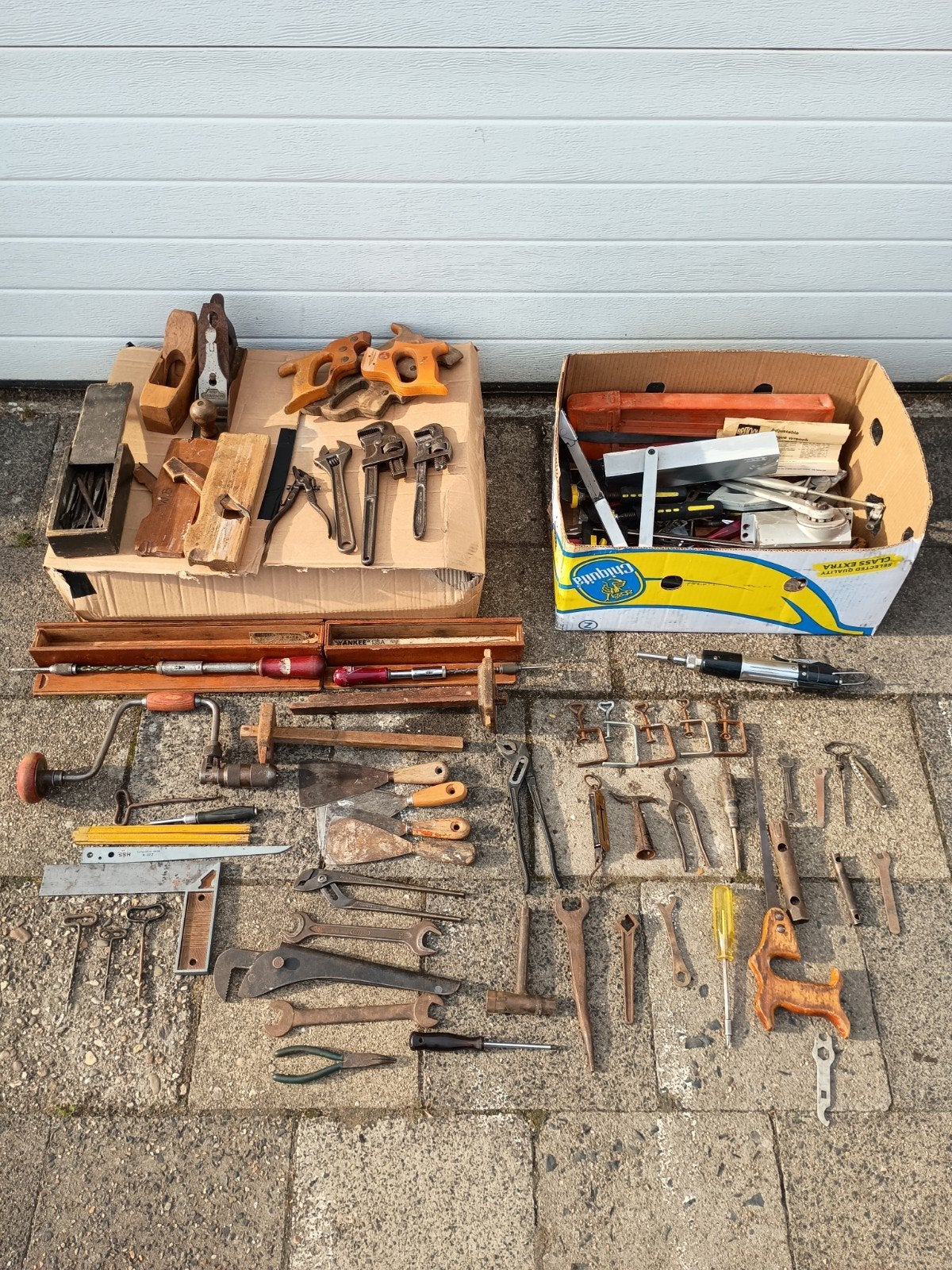 partij gereedschap, Nooitgedagt, gedore, Stanley, blokschaaf, Ophalen