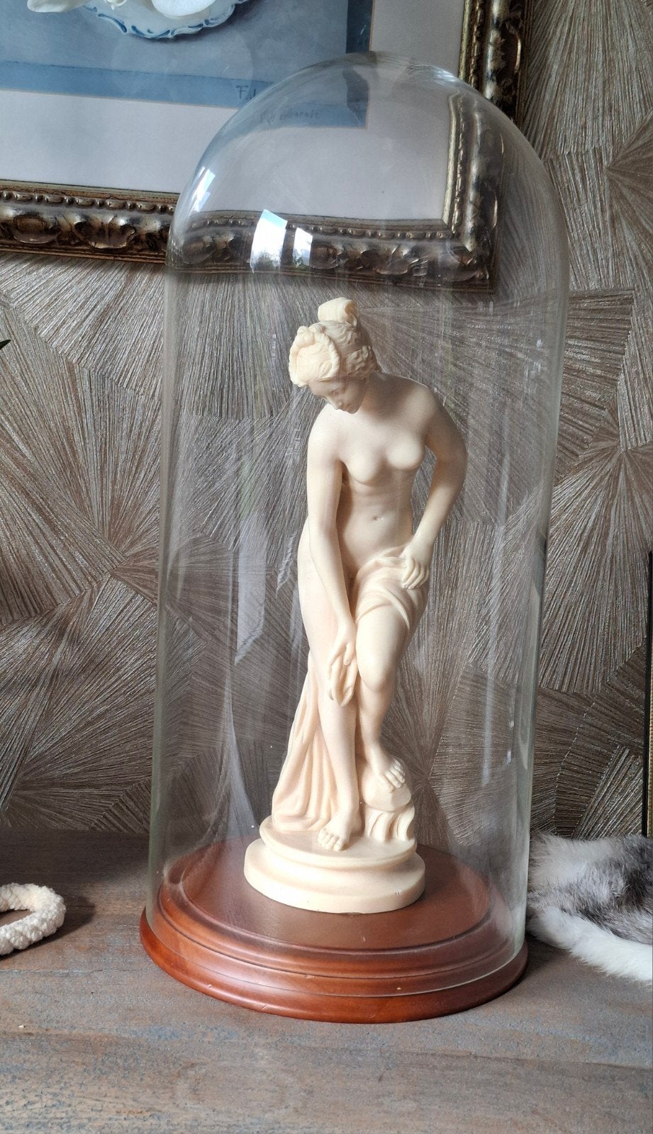 Schitterend Vintage Italiaans Beeld 'The Bather'  A. Santini, Ophalen of Verzenden