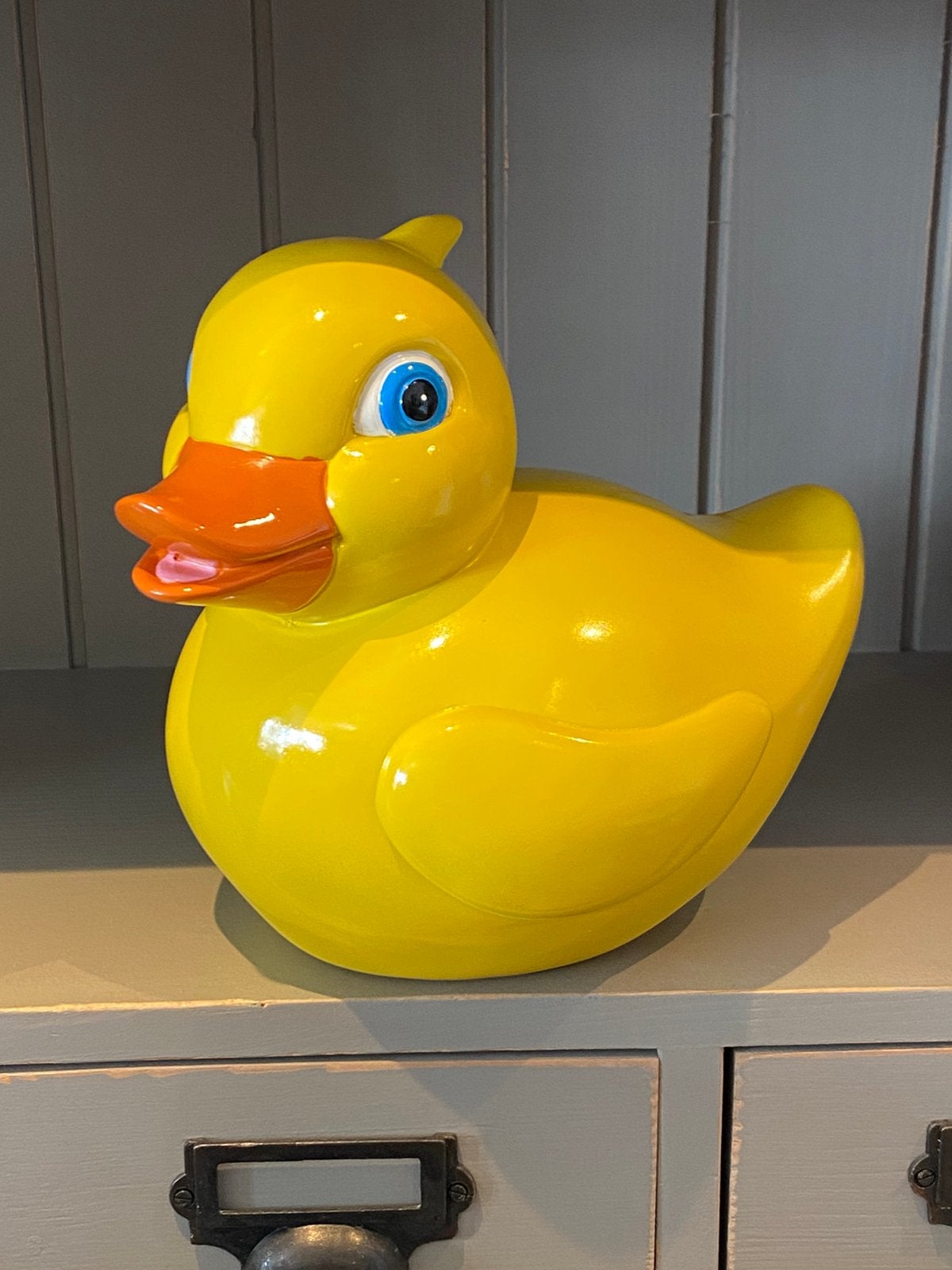 Badeend 22cm Geel, Ophalen, Zo goed als nieuw, Kunststof