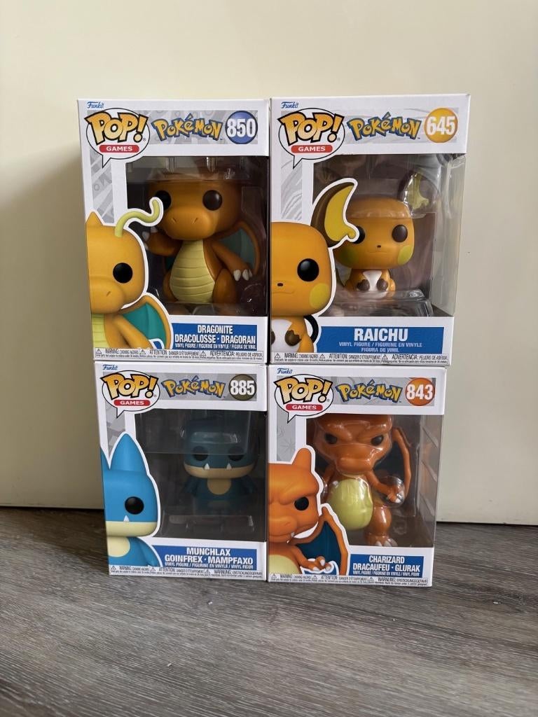 Pokémon Funko Pop Bundle (4 stuks), Verzamelen, Ophalen of Verzenden, Zo goed als nieuw