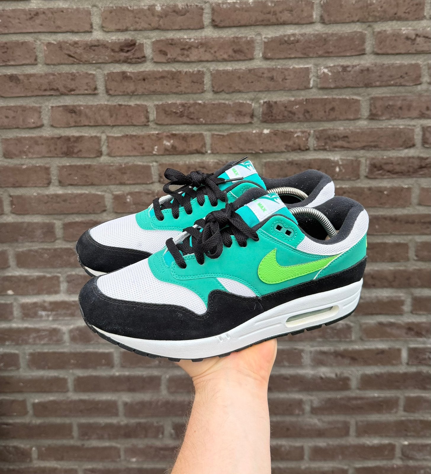 Nike Air Max 1 'Neptune Green' (2018) – Maat 43, Ophalen of Verzenden, Overige kleuren, Sneakers of Gympen