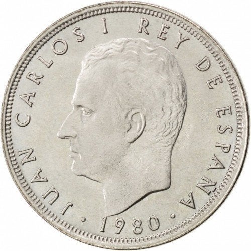 Spanje, 5 pesetas uit 1980, Ophalen of Verzenden, Overige landen, Losse munt