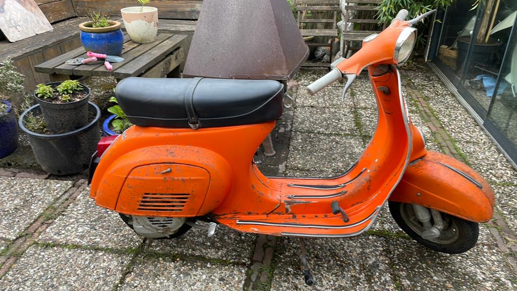 Vespa 50L 1968 in originele staat, Maximaal 45 km/u, 50 cc, 3 versnellingen, Ophalen