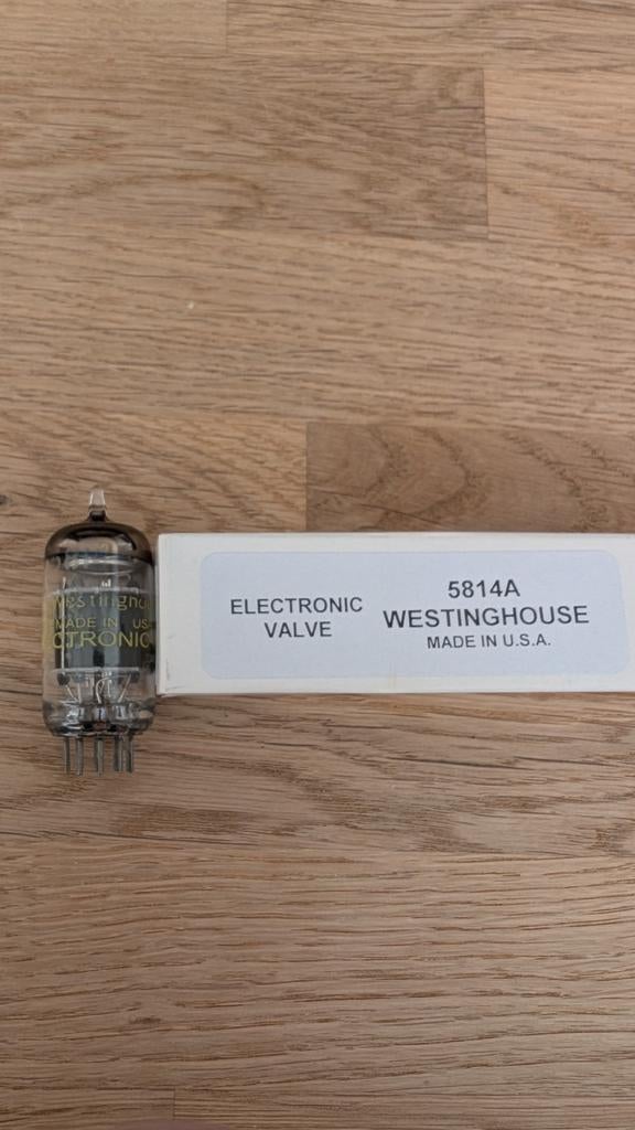 Westinghouse 5814A / 12AU7 / ECC82 nos, Ophalen of Verzenden, Nieuw