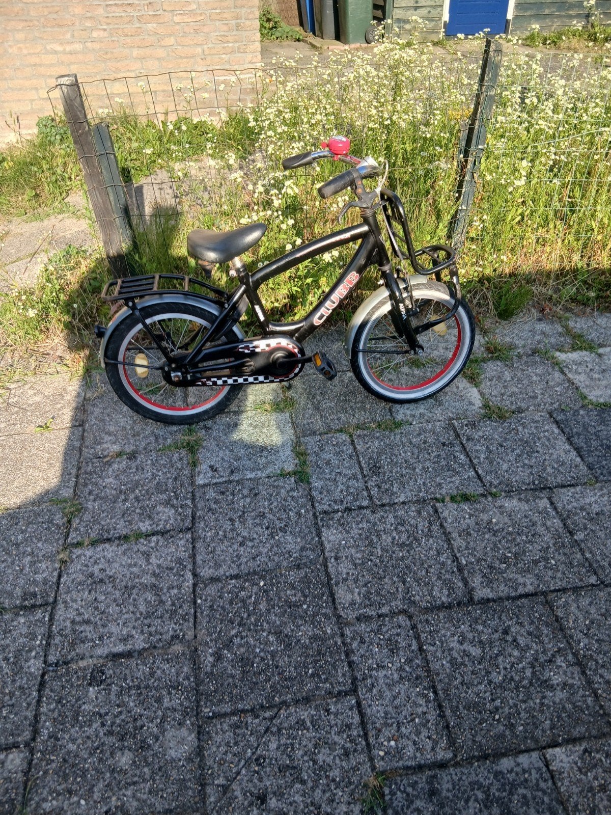 stoere alpina club jongens fietsje met terugtraprem 16 inch, Ophalen, Gebruikt, 16 tot 20 inch