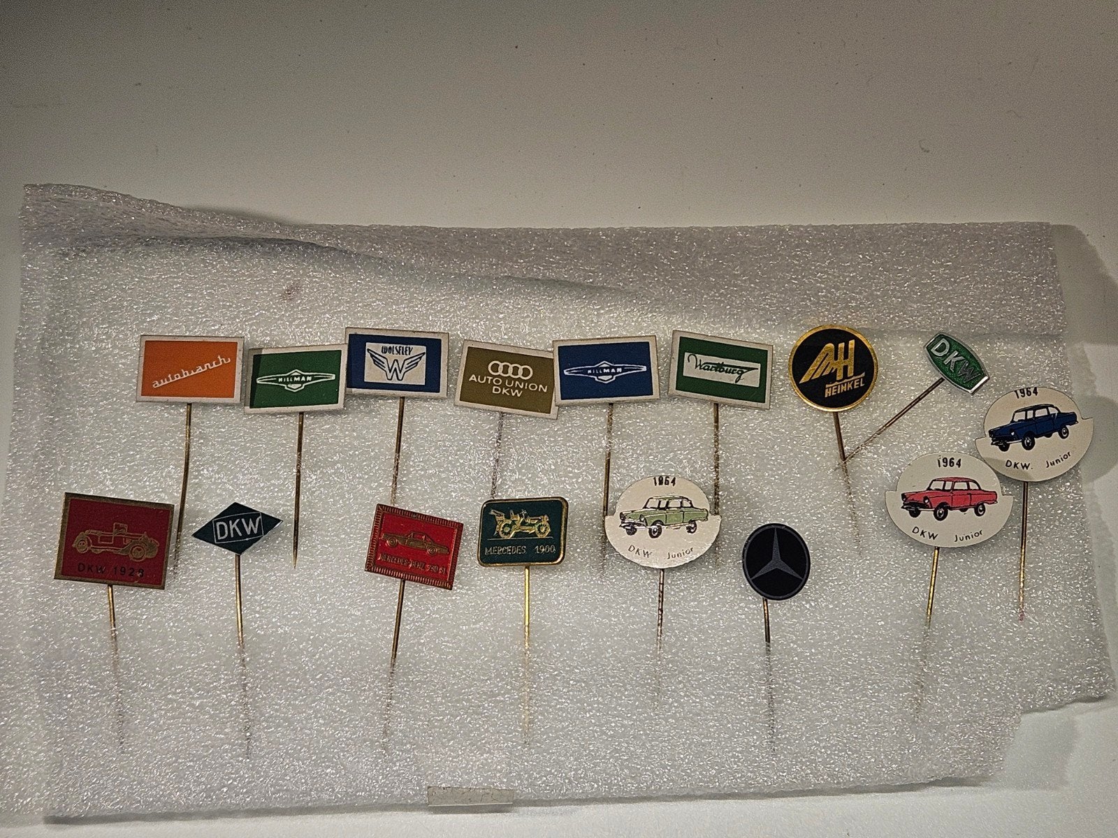 Pins speldjes mercedes dkw audi auto union, Ophalen of Verzenden, Gebruikt, Transport, Speldje of Pin