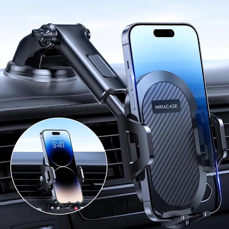 Miracase telefoonhouder 3 in 1, Ophalen of Verzenden, Nieuw, Auto