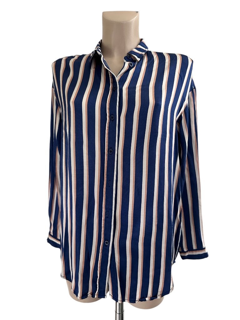 Numph blouse XS, Blauw, Ophalen of Verzenden, Zo goed als nieuw, Maat 34 (XS) of kleiner
