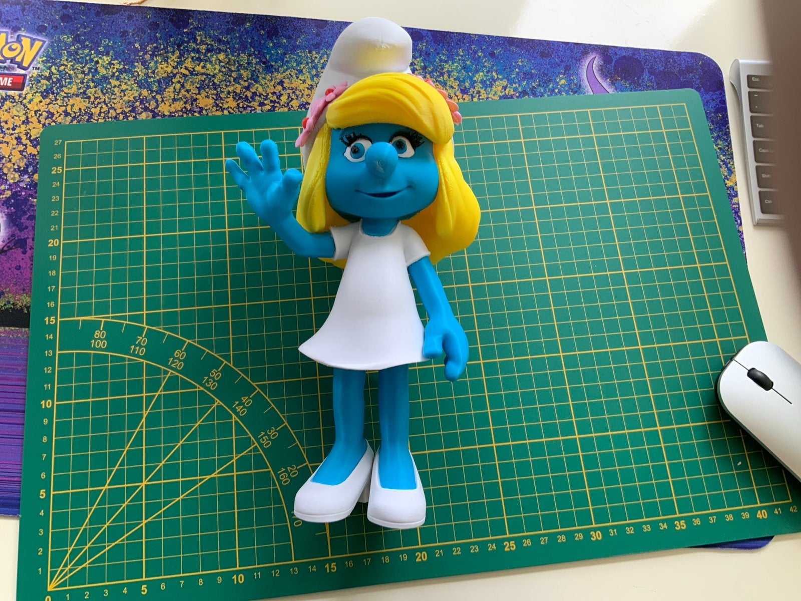 Smurfin figuur - Grote Smurf collectible 3d, Verzamelen, Poppetjes en Figuurtjes, Ophalen of Verzenden, Zo goed als nieuw