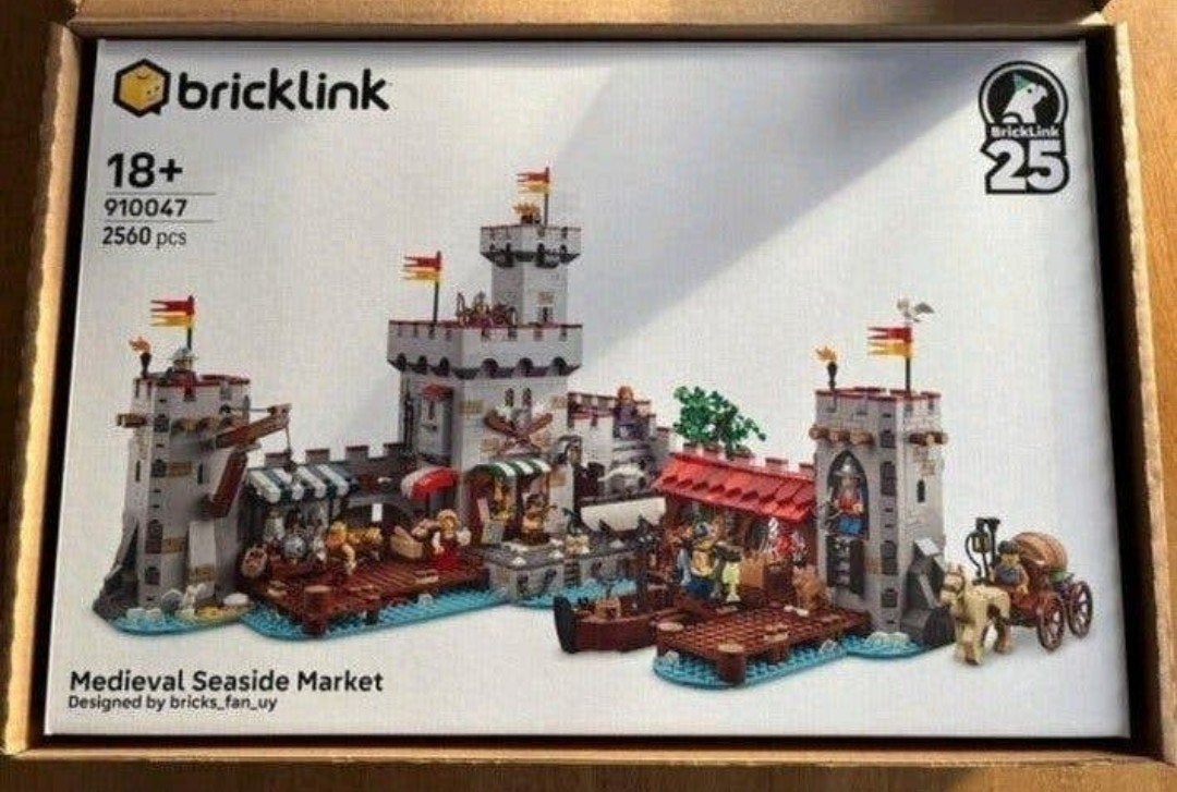 ️Lego BrickLink Medieval Seaside Market 910047, Lego, Nieuw, Ophalen of Verzenden, Complete set