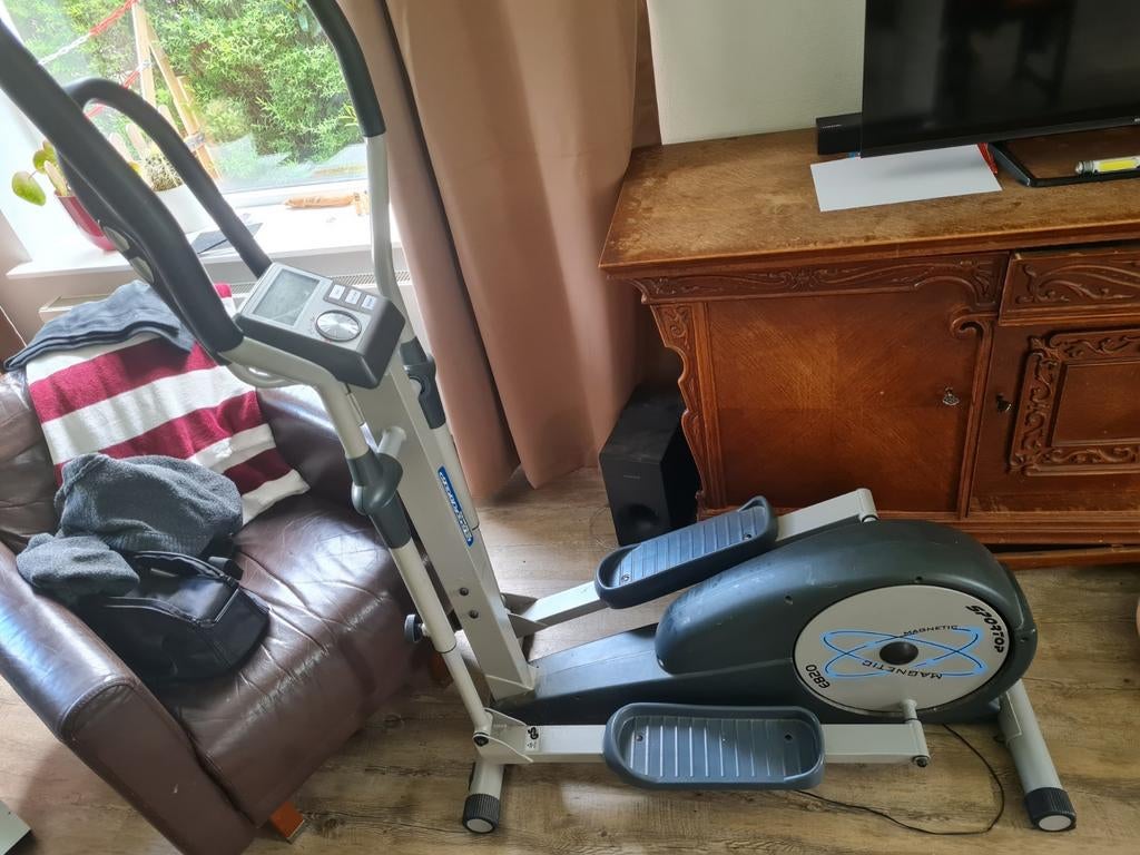 Sportop Magnetic E820 Crosstrainer, Sport en Fitness, Fitnessapparatuur, Ophalen, Gebruikt, Crosstrainer, Metaal