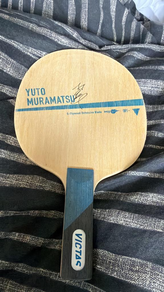Victas Yuto Muramatsu ST, Sport en Fitness, Tafeltennis, Ophalen of Verzenden, Zo goed als nieuw, Net, Batje(s) of Balletje(s)