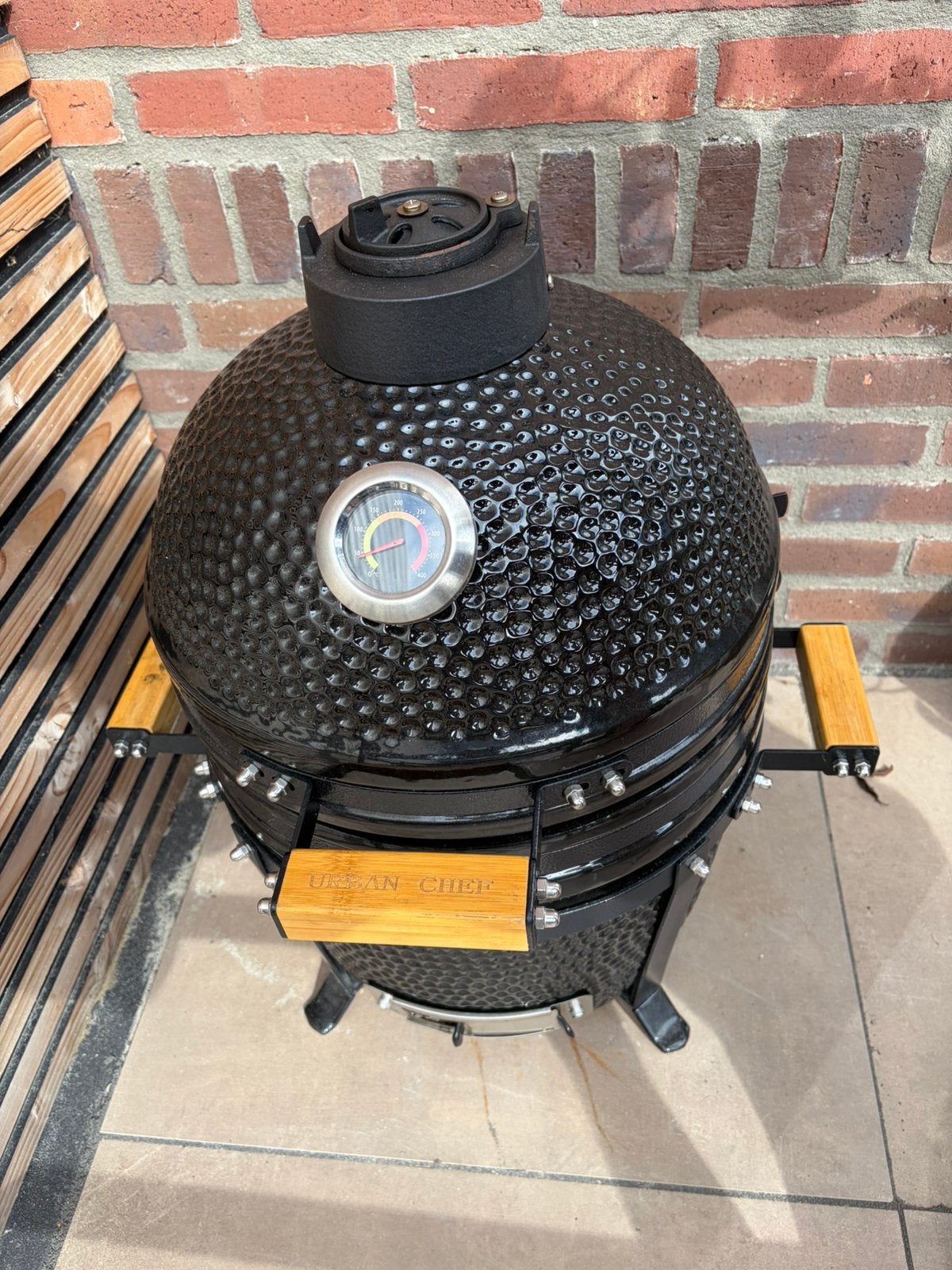 Complete Urban Chef Compact kamado – nog geen half jaar oud!, Ophalen, Zo goed als nieuw
