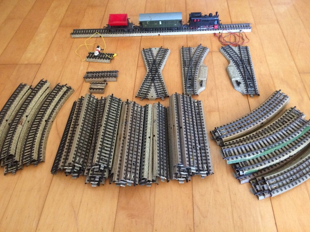 Märklin set, vintage, Hobby en Vrije tijd, Ophalen, Wisselstroom, Gebruikt, Rails